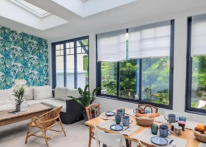 Des Jardins, Maison Familiale 14 Personnes Proche Semesterbostad Villers-sur-Mer